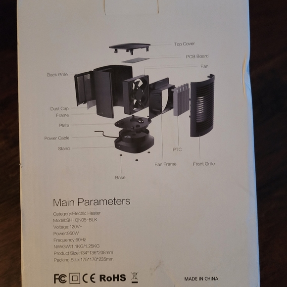 Electric Space Heater - Picture 3 of 4